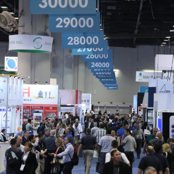 Inside the halls of the Orange County Convention Center.